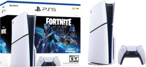 Sony – PlayStation 5 Slim Console – Fortnite Cobalt Star Bundle – White