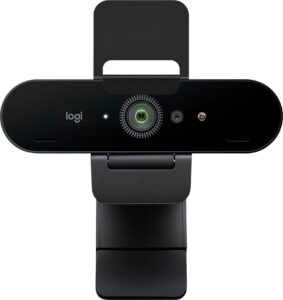 Logitech – 4K Pro 4096 x 2160 Webcam with Noise-Canceling Mic – Black