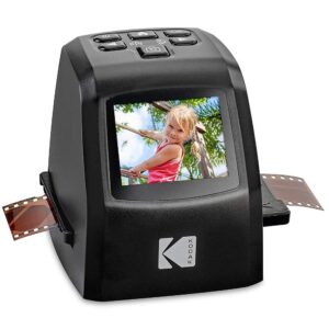 Kodak – Mini Digital Film  Slide Scanner  Converts Film Negatives  Slides to 22 Megapixel JPEG Images  2.4 LCD Screen – Black