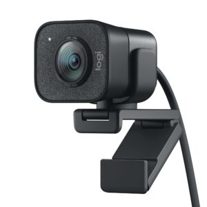 Logitech – StreamCam Plus 1080 Webcam for Live Streaming and Content Creation – Graphite