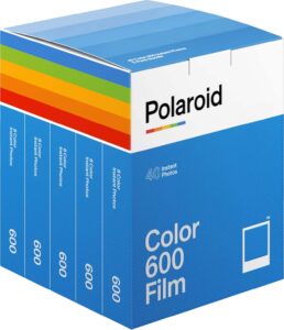 Polaroid – Color Film 600 40x Pack – White