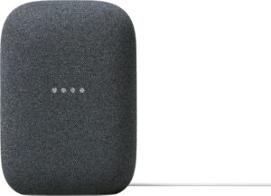 Google – Nest Audio – Smart Speaker – Charcoal