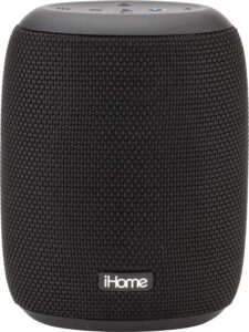 iHome – PlayPro – Rechargeable Waterproof Portable Bluetooth Speaker System with Mega Battery – Black