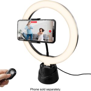 Bower – Ring light with rotating smart base – Black