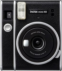 Fujifilm – INSTAX MINI 40 Instant Film Camera – Black