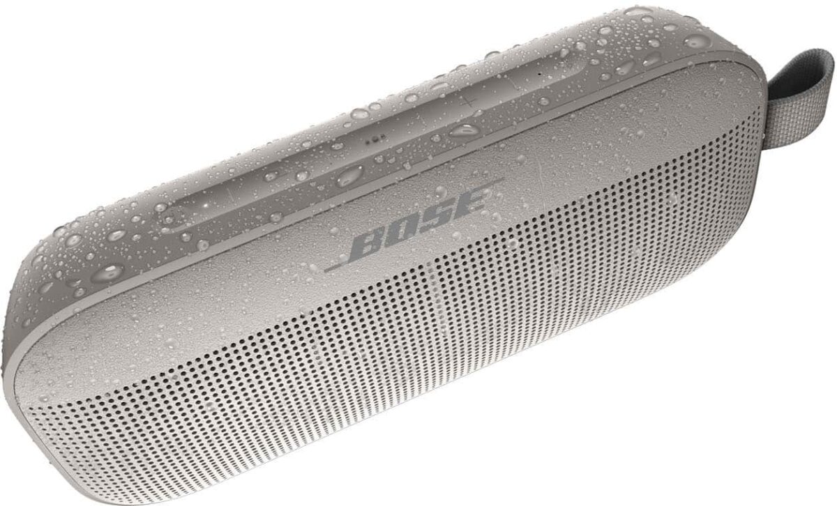 Bose - SoundLink Flex Portable Bluetooth Speaker with Waterproof/Dustproof Design - White Smoke