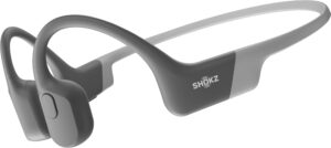 Shokz – OpenRun Bone Conduction Open-Ear Endurance Headphones – Gray