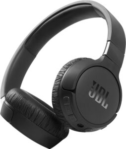 JBL – Tune 660NC On-Ear Noise Cancelling Wireless Headphones – Black