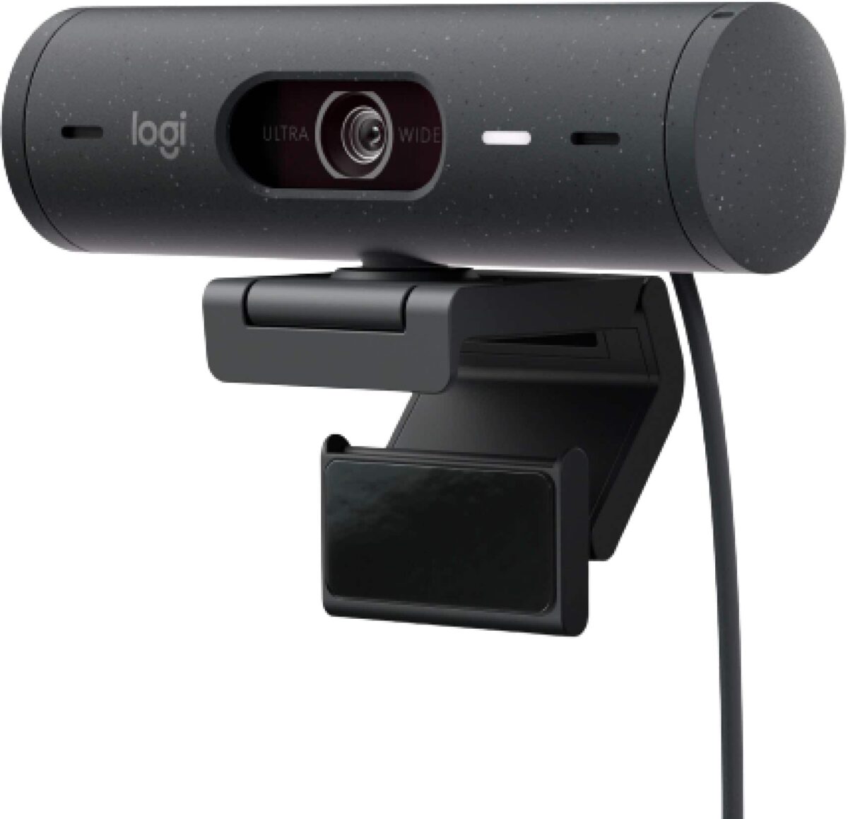 Logitech - Brio 500 1920x1080p Webcam with Privacy Cover - Graphite