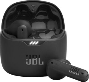 JBL – Tune Flex True Wireless Noise Cancelling Earbuds – Black