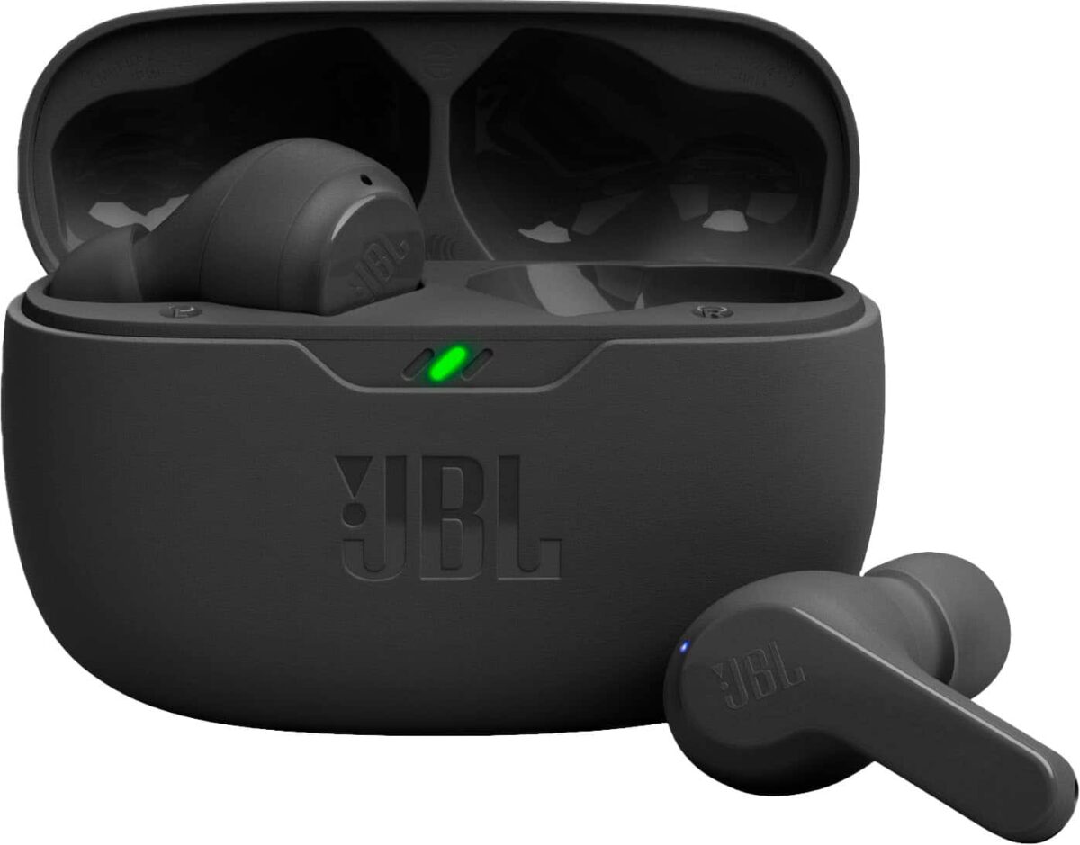 JBL - Vibe Beam True Wireless Earbuds - Black