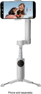 Insta360 – Flow Standard 3-axis Gimbal Stabilizer for Smartphones with built-in Tripod – Gray