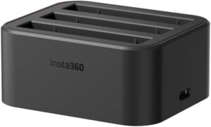 Insta360 – X3 Fast Battery Charger Hub – Black