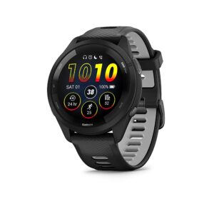 Garmin – Forerunner 265 GPS Smartwatch 46 mm Fiber-Reinforced polymer – Black