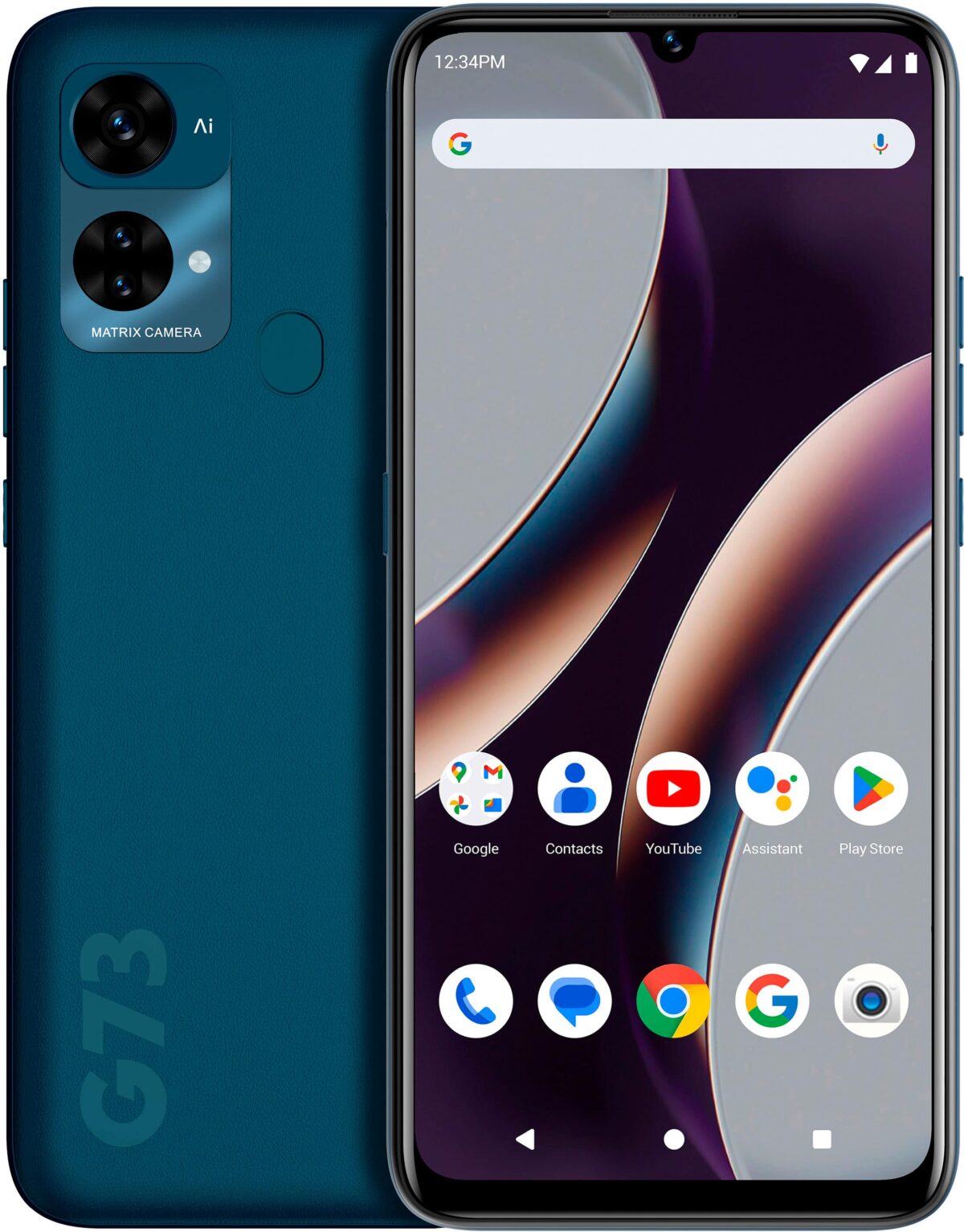 BLU - G73 128GB (Unlocked) - Nordic Blue