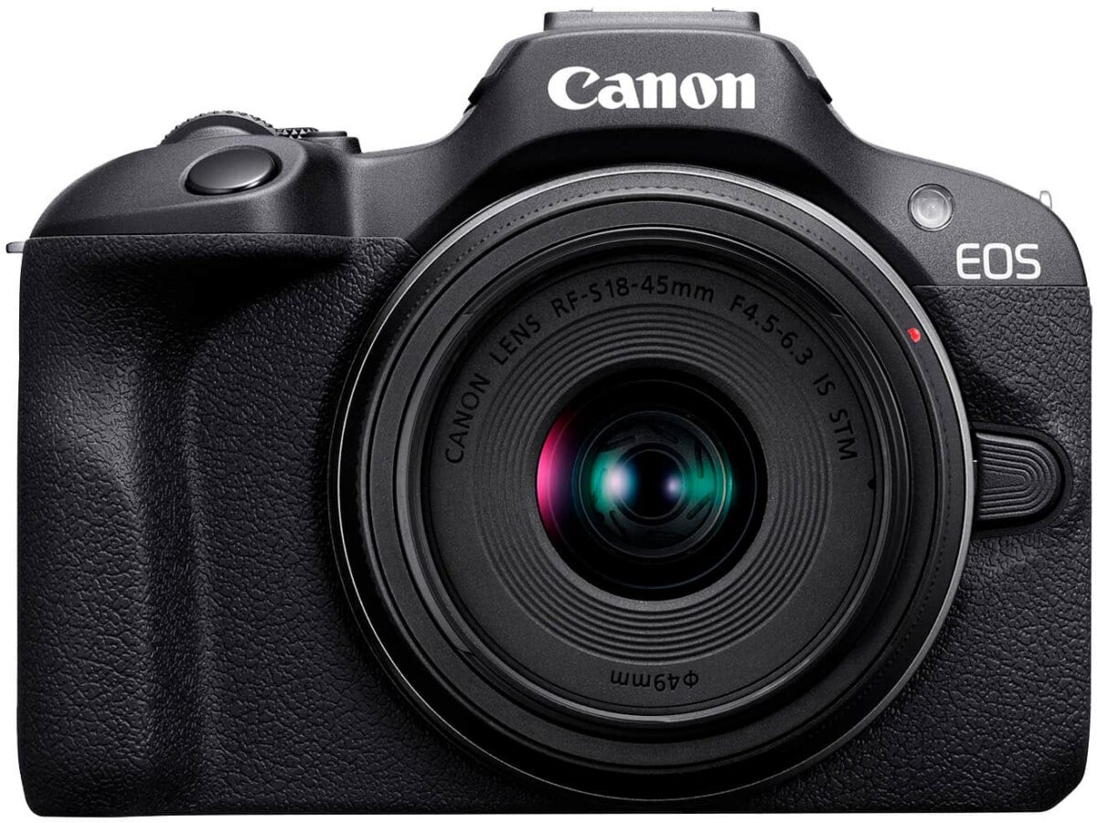 Canon EOS R100 - digital camera RF-S 18-45mm F4.5-6.3 IS STM lens 55-210mm F5.0-7.1 IS STM lens