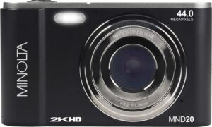 Minolta – MND20 44.0 Megapixel Digital Camera – Black