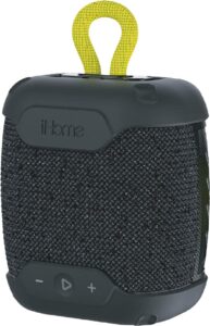 iHome – PLAYTOUGH Mini Bluetooth Rechargeable Waterproof Speaker with Mega Battery – Black