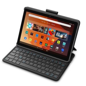 Amazon – Keyboard Case for Fire HD 10 (2023 Release) – Black