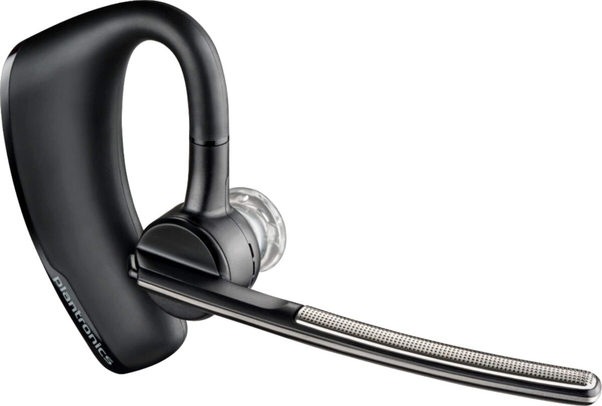 Poly - Voyager Legend Wireless Noise Cancelling Bluetooth Headset - Silver/Black