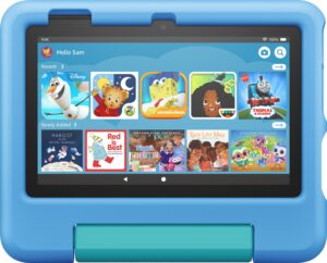 Fire 7 Kids – 7″ Tablet (2023) 16GB with Amazon Kids+ (6 Month Subscription) – Blue