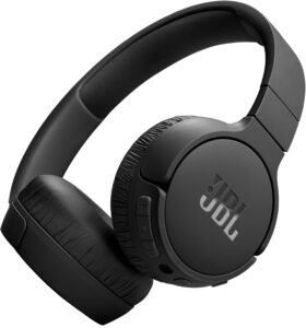 JBL – Tune 670NC Adaptive Noise Cancelling Wireless On-Ear Headphone – Black