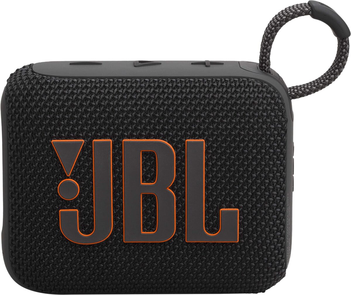 JBL - Go 4 Portable Bluetooth Speaker - Black