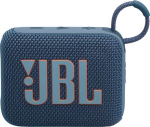 JBL – Go 4 Portable Bluetooth Speaker – Blue