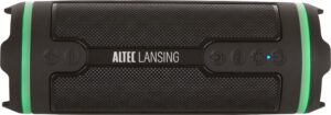 Altec Lansing – Bluetooth HydraMotion 2.0 EverythingProof Portable Speaker with LED Lights – Black/Gray