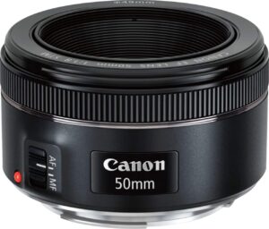 Canon – EF50mm F1.8 STM Standard Prime Lens for EOS DSLR Cameras – Black