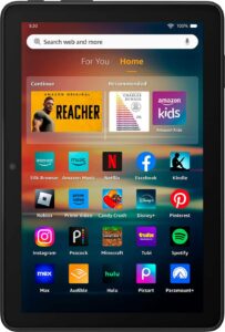 Amazon – Fire HD 8 tablet 8 HD Display 3GB memory 32GB  designed for portable entertainment Black (2024 release) – Black