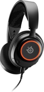 SteelSeries – Arctis Nova 3 Wired Gaming Headset for PC PS5 and PS4 – Black