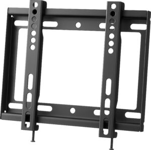 Insignia – Fixed TV Wall Mount for Most 19″ – 43″ TVs – Black