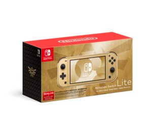 Nintendo Switch Lite Hyrule Edition with Bonus Nintendo Switch Online + Expansion Pack – Multi