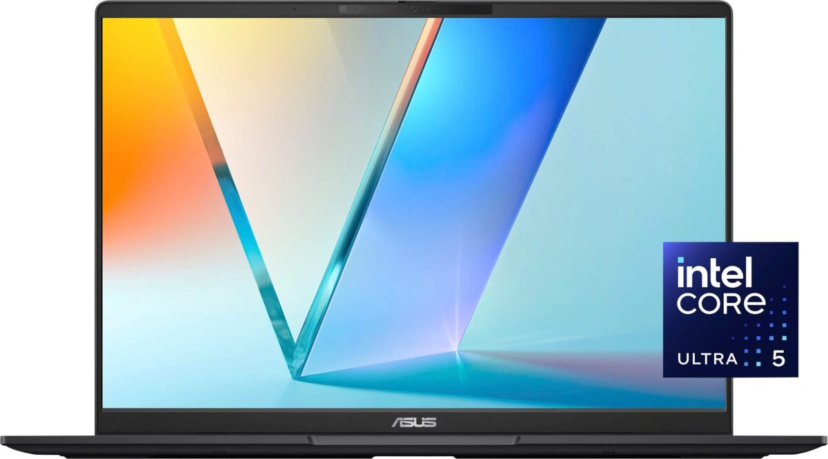 ASUS - Vivobook S 14 - 14" OLED Laptop - Copilot+ PC - Intel Core Ultra 5 - 16GB Memory - 512GB SSD - Neutral Black